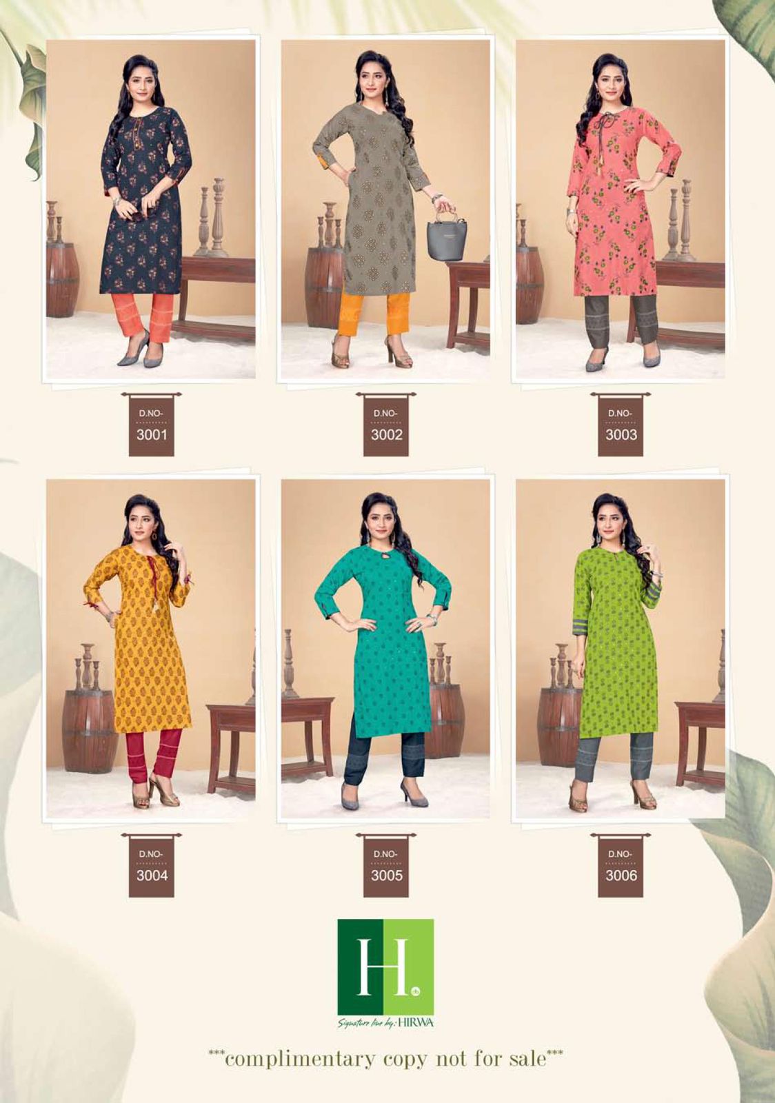 Hirwa Indi Chic Casual Wear Designer Fancy Kurtis With Bottom Collection
